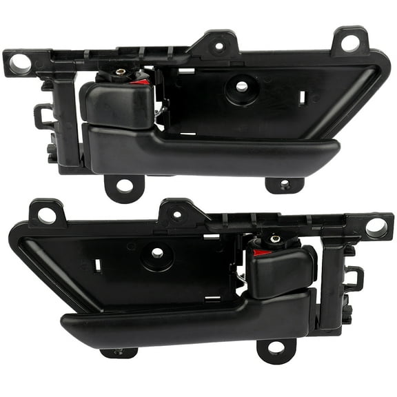 ECCPP Door Handles Interior Inside Inner Front Driver Passenger Side for 2007-2012 for Hyundai veracruz Black(2PCS)