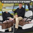 thumbnail image 5 of Whosucclay Hummingbird Cherry Blossom Pattern Golf Cart Seat Blanket, Breathable Foldable for Most 2 Seats Anti-Fade Towel Blanket Cover, 52.36 x 32.28 inch, 5 of 7