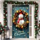 thumbnail image 4 of Decoraciones de Navidad Interior Invierno Foto de Navidad Fondo Decoración de Fiesta Cortinas de Puerta Banderas de Tela Colgantes Decoraciones de Navidad Interiores, 4 of 6