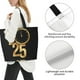 thumbnail image 3 of Balery 2025 Happy New Year Bolsa Tote Estilo Estético con Cremalleras, Bolsa de Hombro, Bolsa de Compras Grande y Plegable, 3 of 8