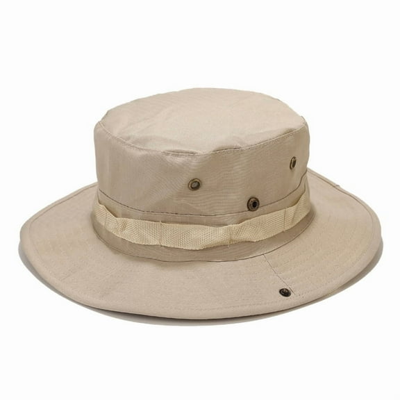 Men Camouflage Bonnie Hats Tactical Army Bucket Hats Military Panama Summer Bucket Caps Hunting Hiking Outdoor Camo Sun Protect Boonie Hat Military Tactical for Men Women Hunting Fishing Outdoor