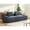 Grey, variant on 90-inch wide couch | Great for hosting friends in the living room | Ensure everyone has enough space to relax
