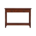 thumbnail image 3 of Linon Titian Wood One Drawer Console Table in Brown, 3 of 14