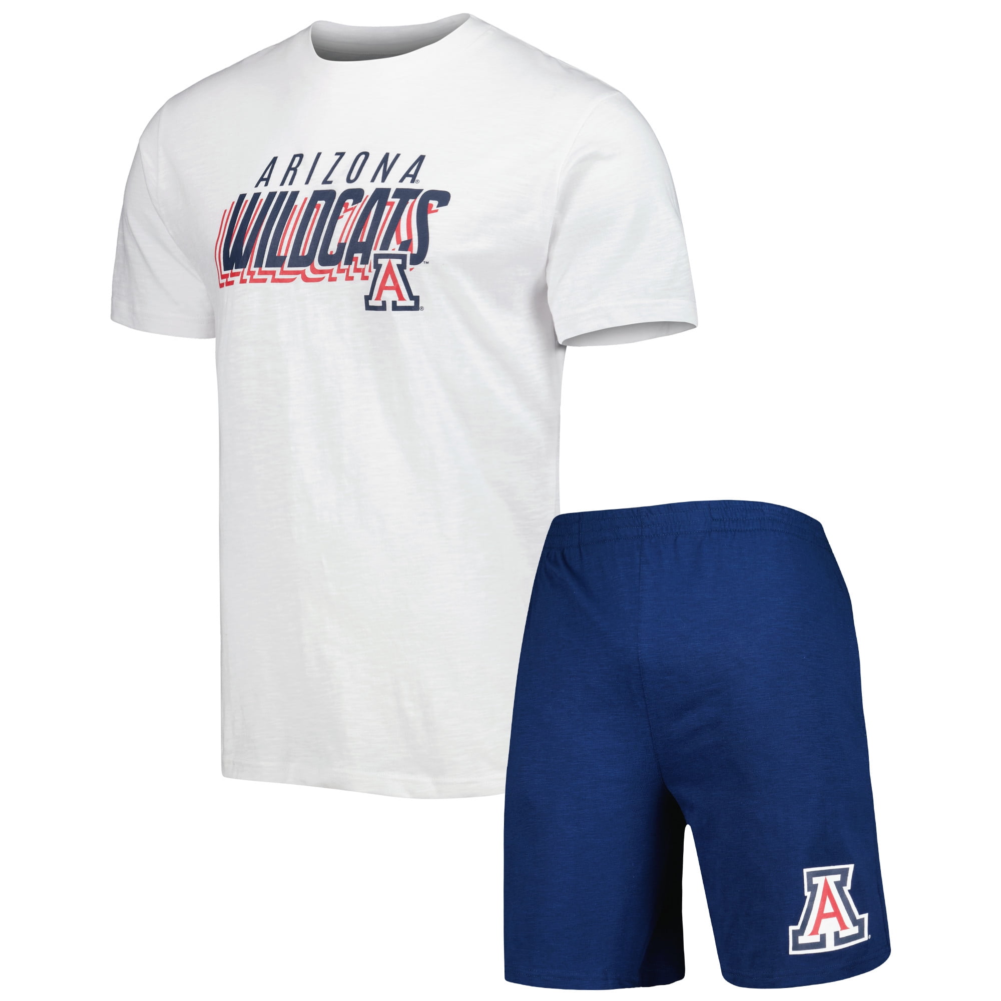 Men's Concepts Sport Navy/White Arizona Wildcats Downfield & Shorts Set - Walmart.com