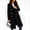 Black, variant on Women's Winter Jacket Double-Breasted Wool Blend Warm Long Trench Coat Black 2XL