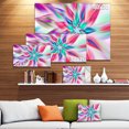 thumbnail image 3 of Dancing Pink Flower Petals - Floral Canvas Art Print, 3 of 4