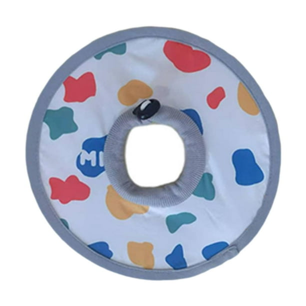 Cartoon de collar de recuperación de gatos evitar que se lame para el baño de recorte de gatitos S