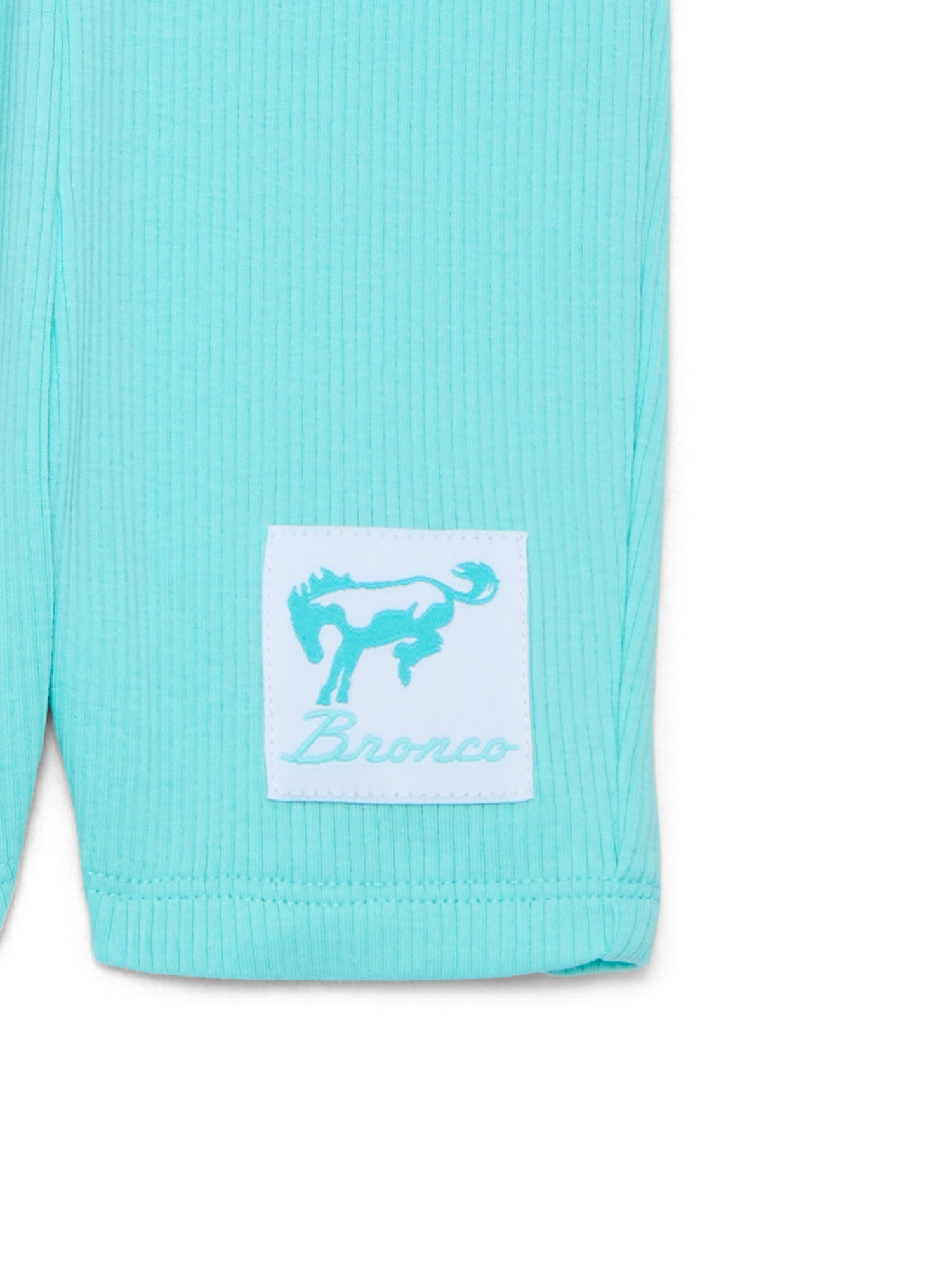 Ford Bronco Toddler Girls Graphic Tee and Bike Shorts Set, 2-Piece, Sizes 12M-5T