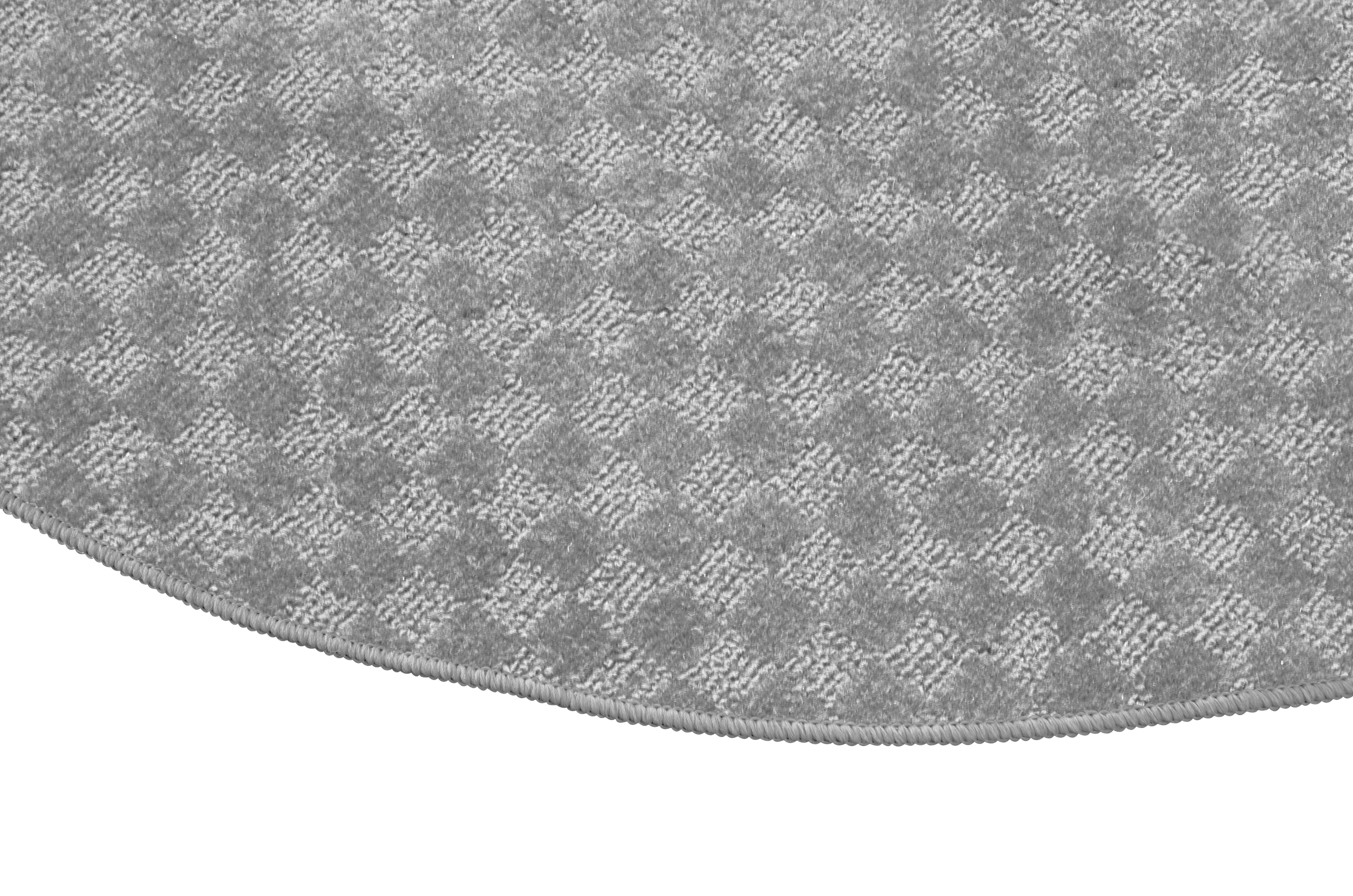 Garland Rug Medallion Silver Round Indoor Area Rug, 5' x 5'