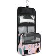 thumbnail image 4 of Travel Hanging Toiletry Bag Home Cosmetic Organizer Makeup Bag Spring Flowers, 4 of 8