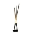 thumbnail image 6 of 48.75" In Carina Modern 5 Acrylic Upright Legs Stix Led Silver Metal Floor Lamp, 6 of 6