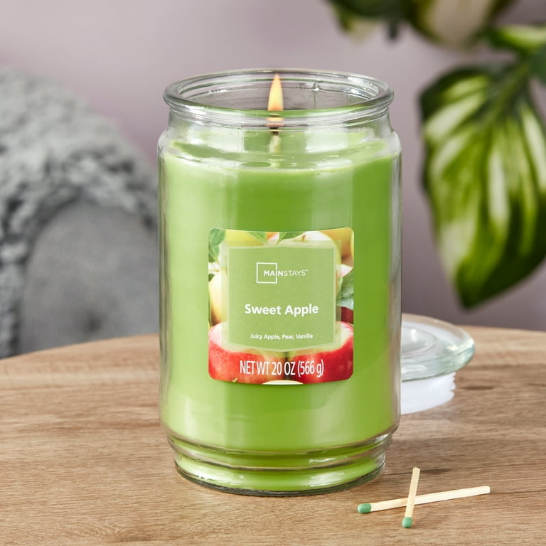 Pillar Candle Apple Candle Fruit Candle Home Decor Candle 