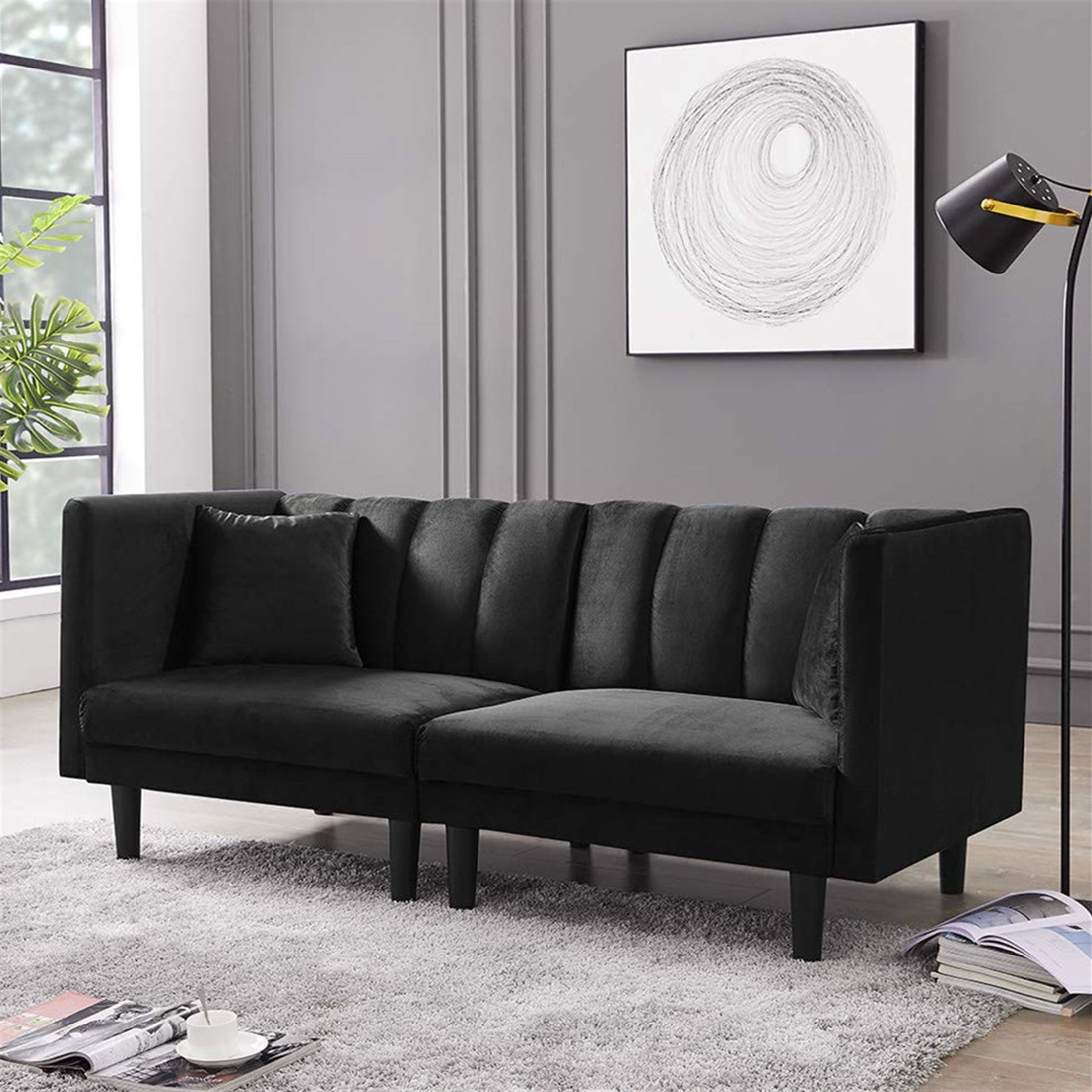 70 Wide Sleeper Sofa Baci Living Room