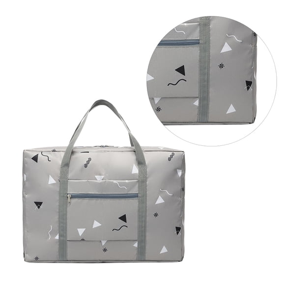 FOMIYES 1Pc Rectangular Polyester Travelling Bag Large Capacity Foldable for Adults Travel 50 x 6.7 in