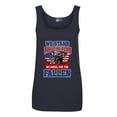 thumbnail image 1 of Ladies We Stand For The Flag And We Kneel For The Fallen USA DT Tank Tops, 1 of 2