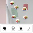 thumbnail image 3 of 6 uds comida de imitación tazón de celadón sobre arroz personalizado refrigerador pegatina mensaje pegatina, 3 of 5