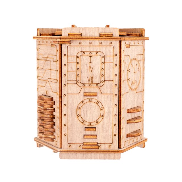 Escape Room D Puzzle,Juego de caja de rompecabezas de madera 3D de Escape Room de madera Juego de caja de rompecabezas Tecnología de vanguardia