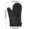 thumbnail image 2 of Guantes de horno Hovico de silicona resistentes al calor hasta 500 °F, 29,5 cm, 2 of 7