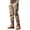 Khaki, variant on Wrtxtat Men's Plus Size Cargo Pants Relaxed-Fit Drawstring Elastic Waist Straight Leg Trousers Outdoor Workwear Construction Stretch Joggers with Pockets Dark Green L
