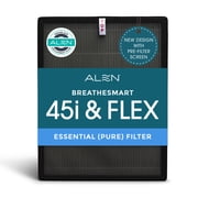 Alen Air Purifier BreatheSmart 45i HEPA with Essential (Pure) Filter for Large Rooms |1900 Sq. Ft.| Perfect for Bedrooms & Home Offices - Captures Dust + Pet Dander & Household Odors - White