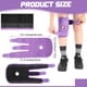 thumbnail image 3 of Rodillera para niños con estabilizres laterales, almohadillas de gel para rótula, correas ajustables, soporte de rodilla para niños y jóvenes, para deportes de lágrima de menisco, 3 of 3