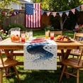 thumbnail image 7 of Memorial Day Saving!4th of July Decorations, Independence Day Table Flag Red White Blue Star Striped Floral Print Dining Table Decoration, 7 of 7