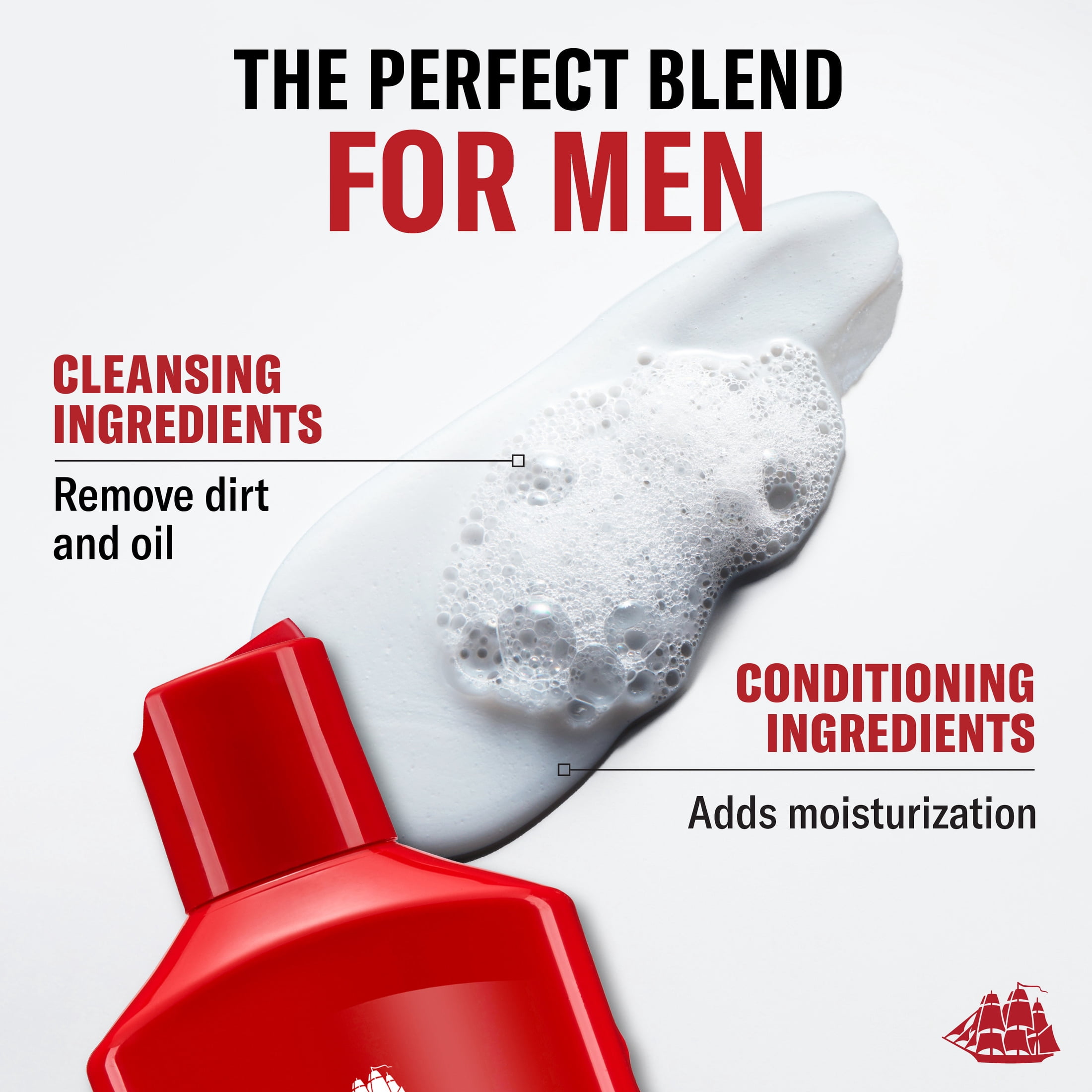 Old Spice Pure Sport 2in1 Mens Shampoo and Conditioner, 13.5 fl oz