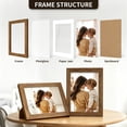 thumbnail image 3 of AEVETE 4x6 Picture Frames Rustic Wood Tabletop or Wall Display for Home Decor and Gifts, 2 Pack, 3 of 6