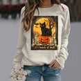 thumbnail image 2 of Futezty Halloween Sweatshirts for Women Plus Size Long Sleeve Cute Graphic Pullover Top 2025 Fall Fashion Shirt Clothes, 2 of 7