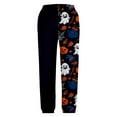 thumbnail image 5 of XQYLOS Girls Halloween Sweatpants - Pumpkin Ghos𝗍 Print 𝖣rawstring Baggy High Waisted Elastic Long Bottom for Kids 3-14Y, 5 of 6