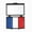 France, variant on Yanxiao 2026 World Cup Face Paint, World Cup Themed Accessories, 3 Color Portugal Flag Makeup Palette with Mirror, International Competition and World Cup Soccer Party Supplies for Portugal Team Fans