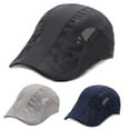 thumbnail image 3 of Men Sun Hat Hollow Out Mesh Sun Protection Quick Dry Summer Advanced Hat for Running Golf Fishing, 3 of 8