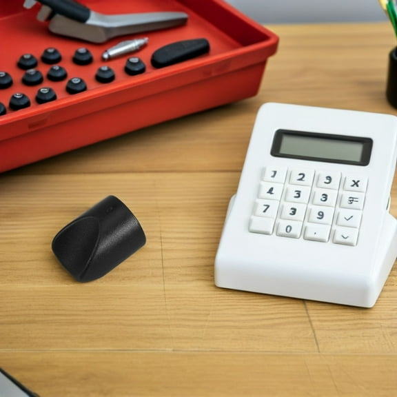 HEMOTON 8pcs Plastic Chair Stability Plugs Black Folding Chair Part Patio Furniture Stabilizer Caps Patio Stabilizer Caps Outdoor Furniture Tube Plugs