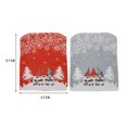 thumbnail image 2 of 1/2/4pcs Christmas Chair Back Covers Xmas Santa Claus Chair Cap Seat Back Decor, 2 of 3