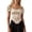 1—Beige, variant on Women’s off Shoulder Corset Tops Satin Strapless Short Sleeve Bustier Crop Top Summer Bodycon Slim Fit Waisted Asymmetrical Fashion T-Shirt for Night out Party Wear 1—Pink M
