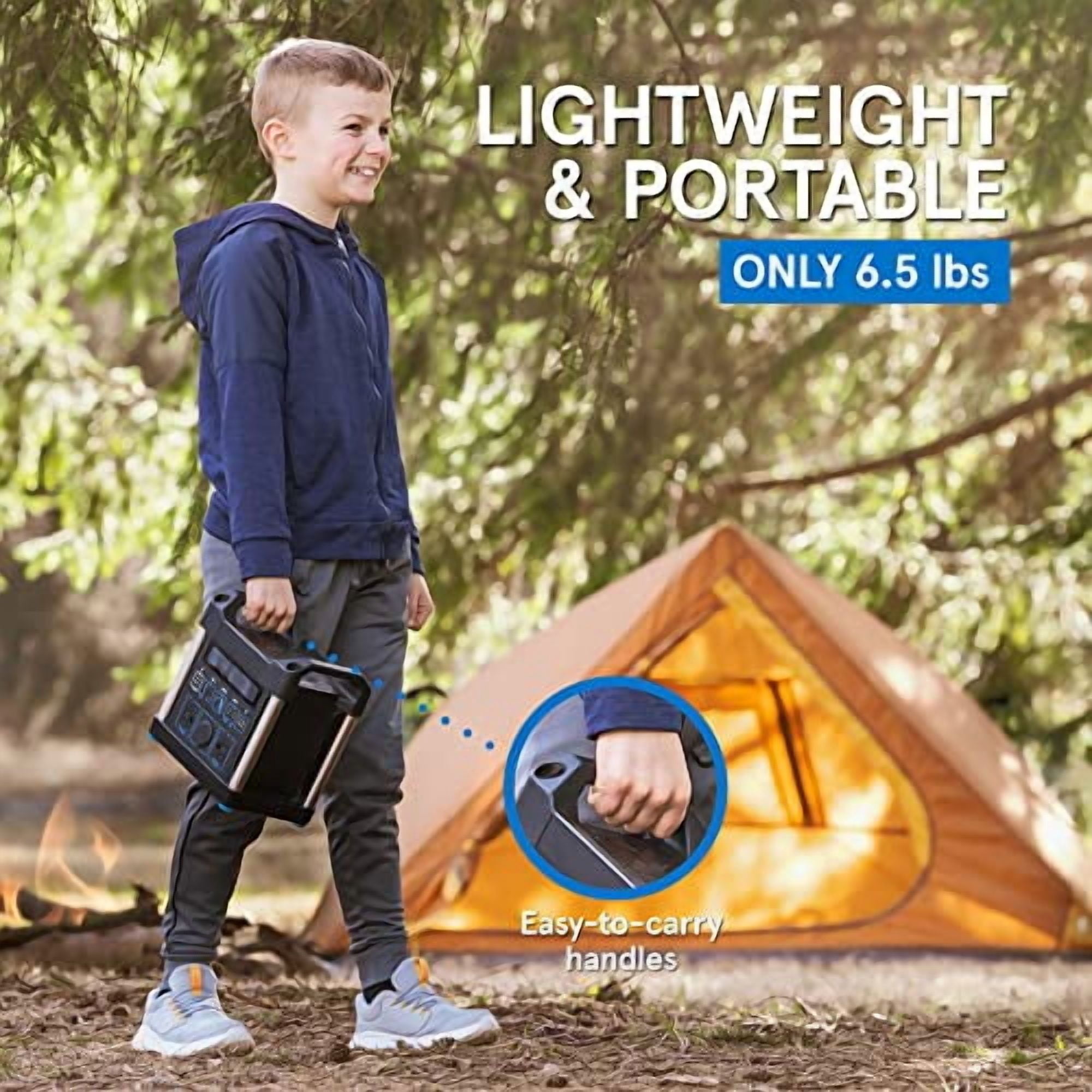 POWER RIDGE X-300 POWER STATION: PORTABLE 296WH LITHIUM-ION BATTERY GENERATOR