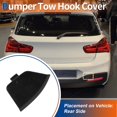 thumbnail image 2 of Cubierta del gancho de remolque trasero lateral de Unique Bargains sin pintar, adecuada para BMW Serie 1 F20 F21 2015-2018 No.51118064578, 2 of 6