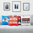 thumbnail image 3 of Juvale Decorative Throw Pillow Covers, Video Games (18 x 18 Inches, 4 Pack), 3 of 7