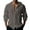 Dark Gray, variant on Caqnni Men's Summer Short-sleeved Shirt Button Top Linen Color Shirt (AG,XL)
