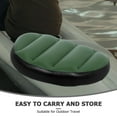 thumbnail image 3 of Raindrops 2Pcs Waterproof Inflatable Kayak Seat Cushion with Lumbar Support Durable PVC for Fishing, 3 of 6