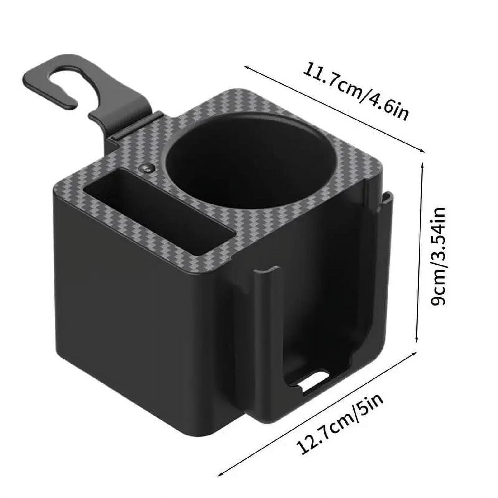 pertain Headrest Cup Holder Large Capacity Headrest Cup Organizer Adjustable Backseat Storage Box Drink Pocket Food Tray For Bottle