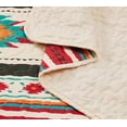 thumbnail image 2 of Chezmoi Collection Prescott 3-Piece Southwestern Multi-Color Cream Quilt Bedspread Set, King, 2 of 4