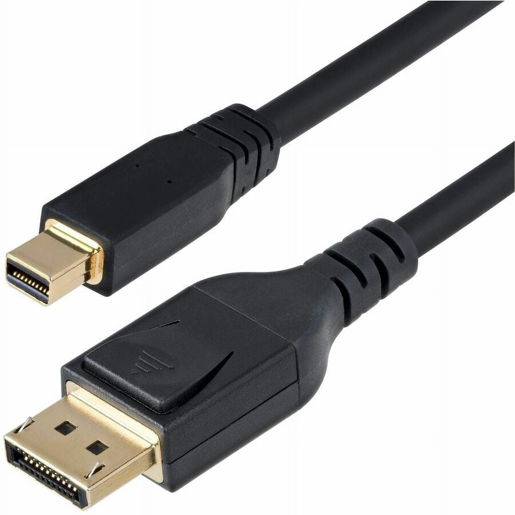 StarTech.com 10ft (3m) Mini DisplayPort to DisplayPort 1.4 Cable, 8K 60Hz HBR3 HDR, UHD 4K 120Hz, mDP to DP Slim Cord