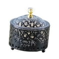 thumbnail image 4 of Tnarru Sugar Bowl Condiment Pot Canister Ornament Decorative, European Storage Jar Sugar Container for Coffee Bar Kitchen Countertop Black, 4 of 8