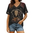thumbnail image 3 of Vintage Dolly V‑Neck Shirt, Parton Memorial T‑Shirt, Country Legend Tee, Nashville Western Shirt, Retro Country Singer Graphic Tee XXXXL, 3 of 5