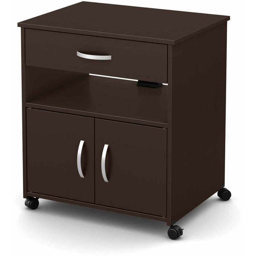 South Shore Smart Basics Printer Cart on Wheels, Multiple Finishes