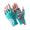 Blue-M, variant on 1 Pair Cycling Gloves Nylon Fabric With Sweat Wicking Technology Ergonomic Mitts For Long Distances