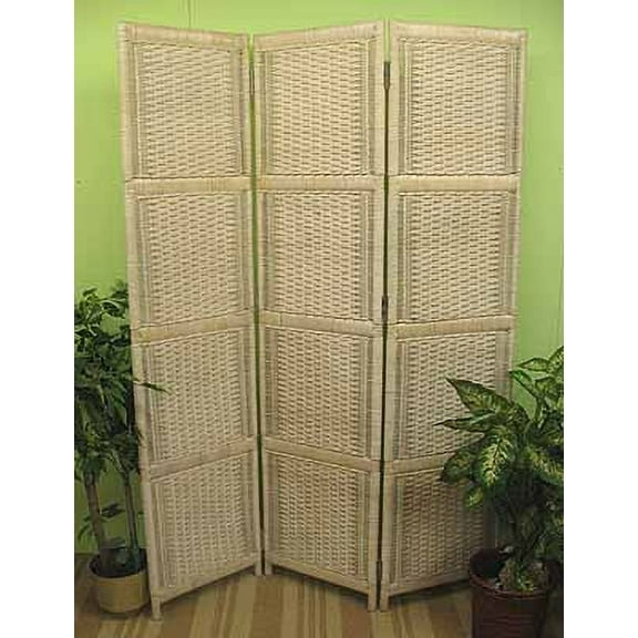 Ashley Three Panel Wicker Screen