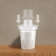 thumbnail image 3 of 6pcs Baby Formula Dispenser with Snap-On Lid for On-the-Go Feedings,Formula on the go,Milk Powder Dispenser for Traveling with Infant，80ml, 3 of 8
