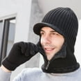 thumbnail image 5 of CoCopeaunt Autumn And Winter Knit Cap, Two-Piece Suit With Wool Cap And Glove, 5 of 6